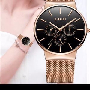 Luxury Quartz Ladies Exquisite Waterproof Watch